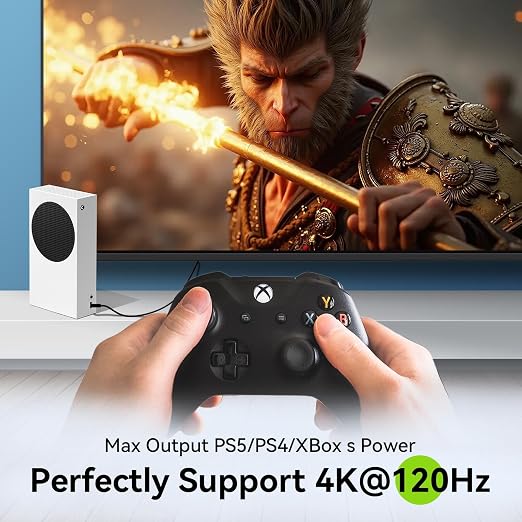 FIBBR 8K HDMI 2.1 Cable 6ft/2m, 48Gbps High Speed HDMI Cord, Support 8K@60Hz - Image 3