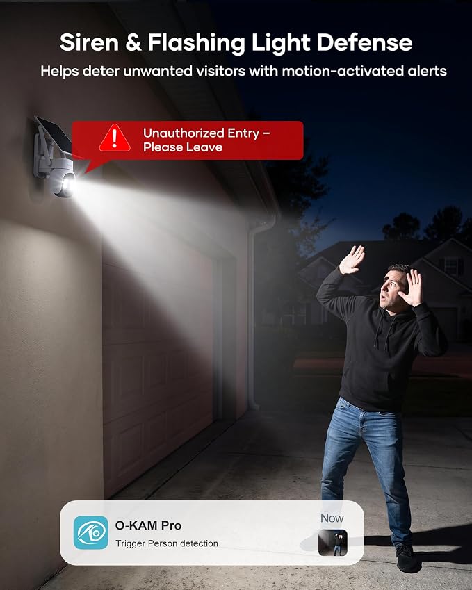 firstrend Solar Security Cameras Wireless Outdoor, 2K Color Night Vision - Image 8