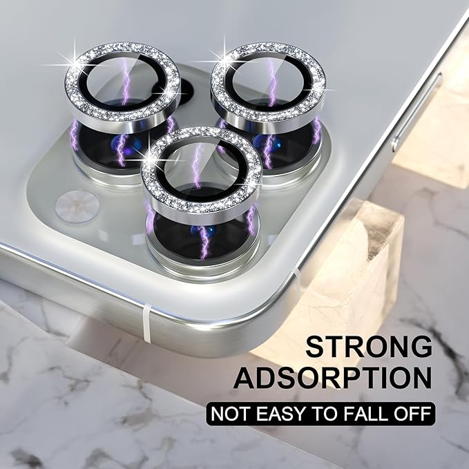 Choiche Compatible for iPhone 16 Pro/iPhone 16 Pro Max Camera Lens Protector - Image 6