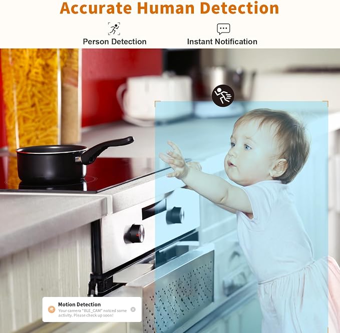5G Indoor Camera for Home Security, 2K Security Camera, Pet/Baby/Dog Camera - Image 6