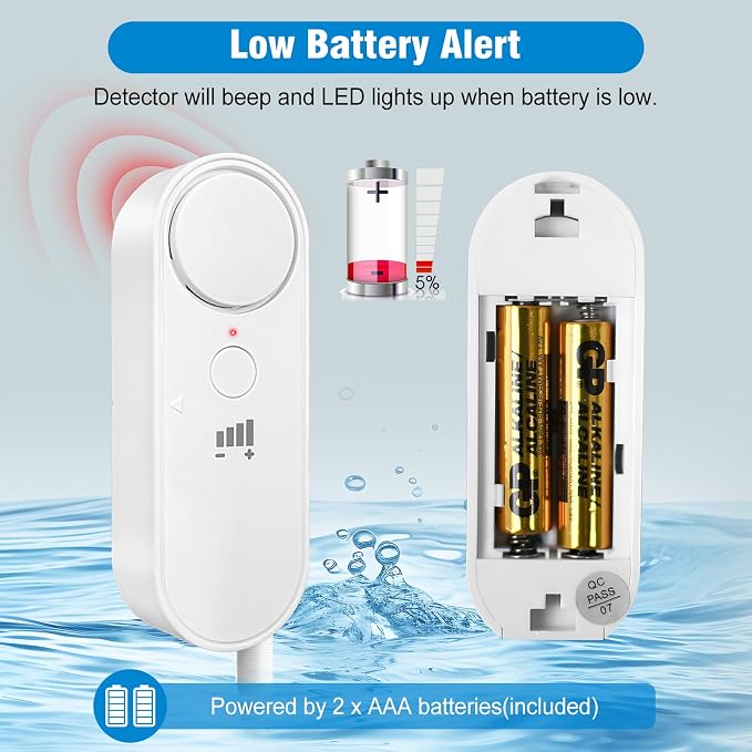 Daytech High / Low Water Level Sensor 100 dB Sump Pump Alarm, Water Level - Image 8