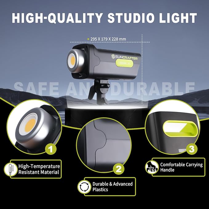 200W Bi-Color COB Video Light - Image 5