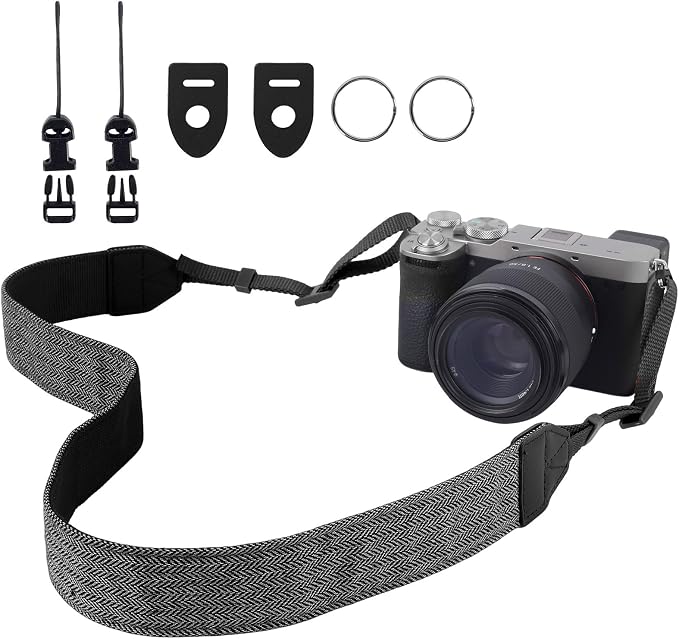 Camera Strap, Premuim Cotton Neck Shoulder Strap, Adjustable Neck Belt by Unknown