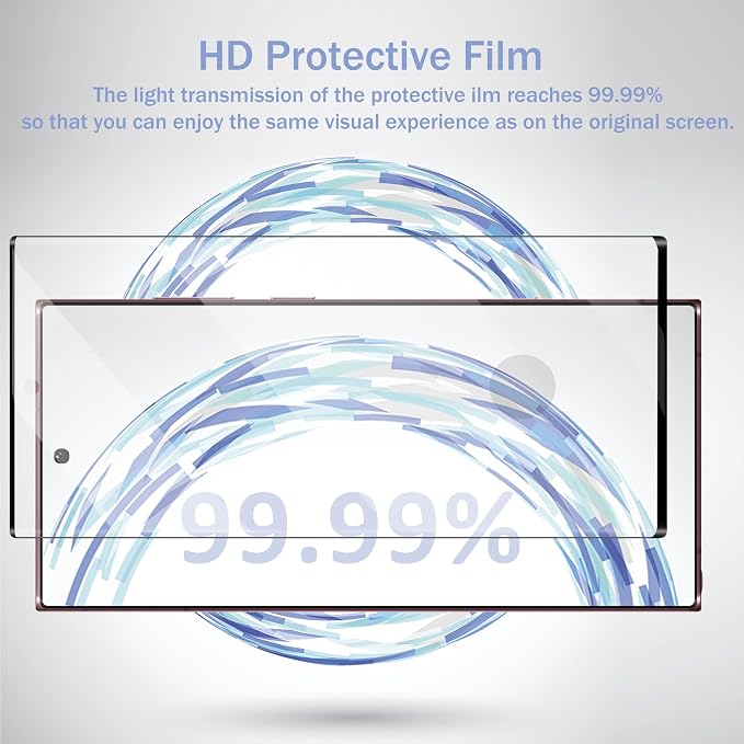 for Samsung Galaxy S22 Ultra Screen Protector, 3 Pack Tempered Glass - Image 7