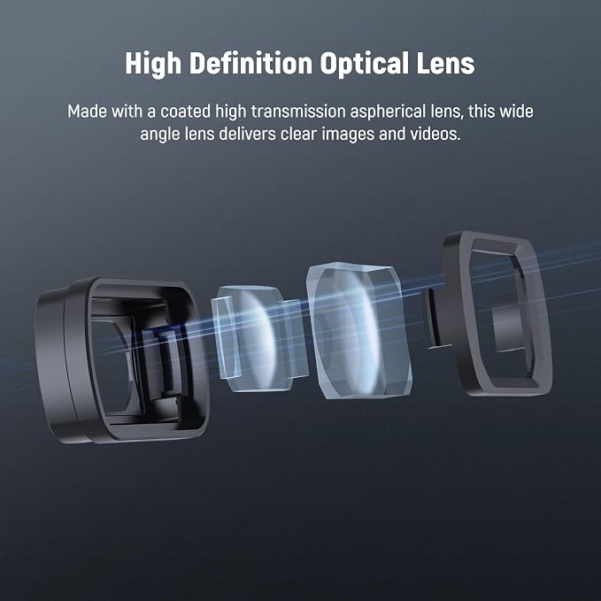 NEEWER 0.75x 108° FOV Wide Angle Lens Compatible - Image 5