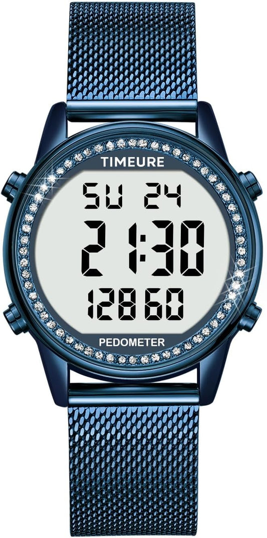 Women's Step Counter Pedometer Watch by TIMEURE