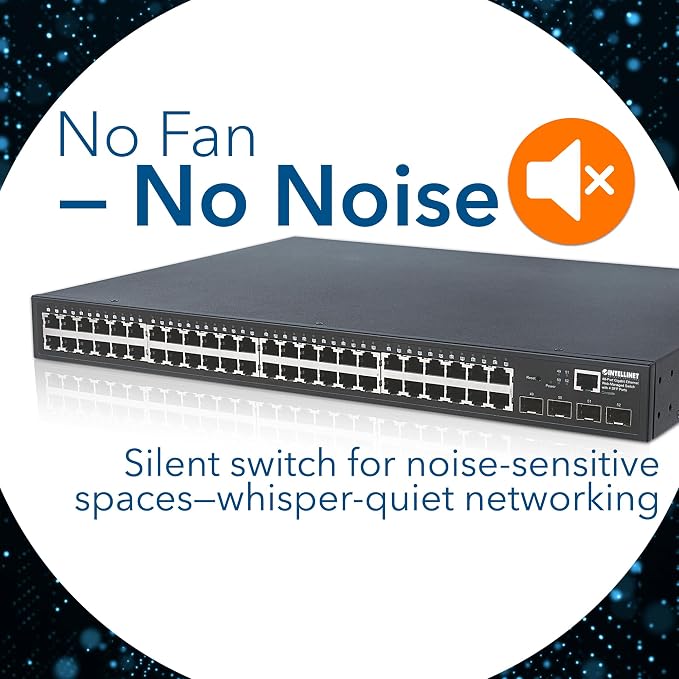 Intellinet 48 Port Web Managed Gigabit Ethernet Switch - Image 5