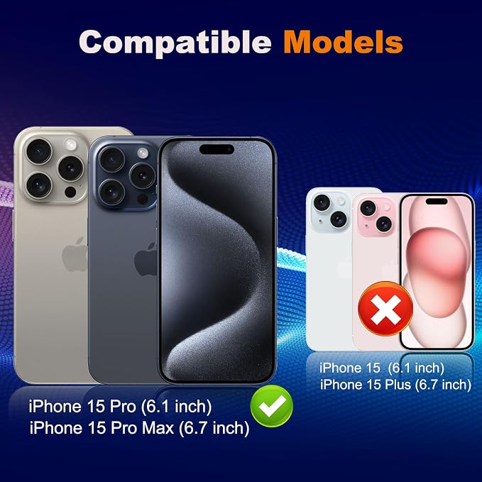 WHPXJY for Camera Lens Protector for iPhone 15 Pro /15 Pro Max Ultra HD - Image 7