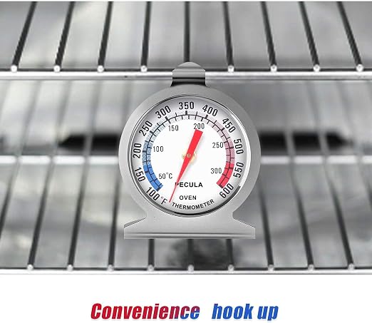Oven Thermometer 2 Pack 50-300°C/100-600°F, Oven Grill Fry Chef Smoker - Image 4