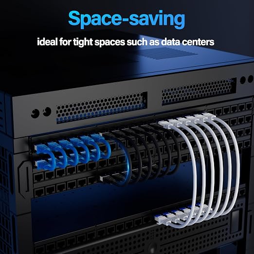 Cat6A Ethernet Cable Shielded 10Gbps 5 ft, Slim Shielded Ethernet Cable Cat 6 - Image 5