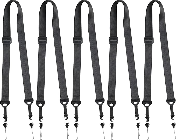FIEIL 5 Pack Replacement Nylon Neck Lanyard, Universal Shoulder Strap by FIEIL