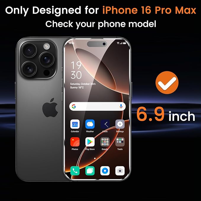 Lesakit 4+4 Pack Privacy Screen Protector - Image 2