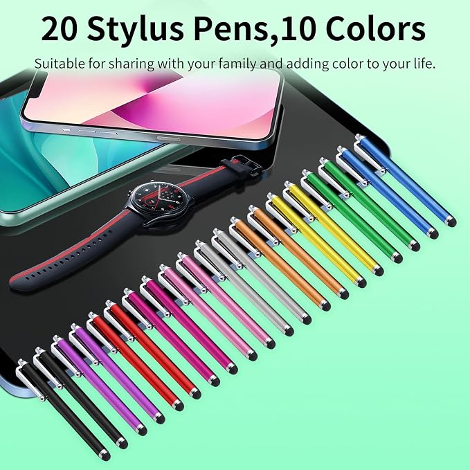 20 Pack Stylus Pen, Stylus Pen for Touchscreen High Precision and Sensitivity - Image 6