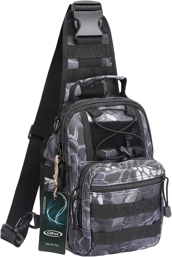 G4Free Outdoor Tactical Bag Backpack, Military Sport Bag Pack Sling Shoulder by G4Free