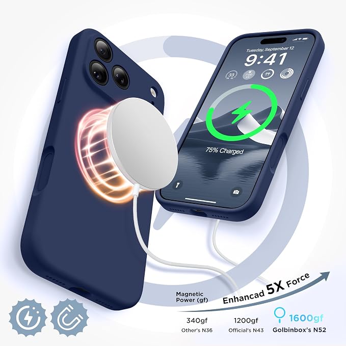 GolbinBox Magnetic for iPhone 17 Pro Max Case, Compatible - Image 5