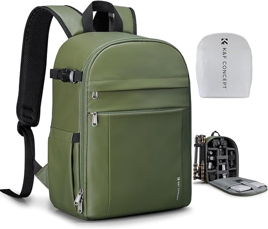 K&F CONCEPT Camera Bag Backpack, Professional DSLR/SLR/Mirrorless Camera by KFCONCEPT