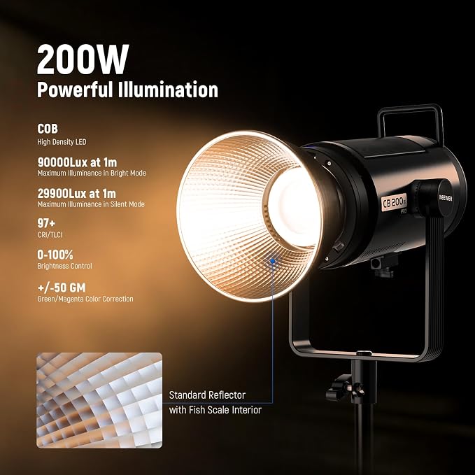 NEEWER 210W COB LED Video Light - Image 2