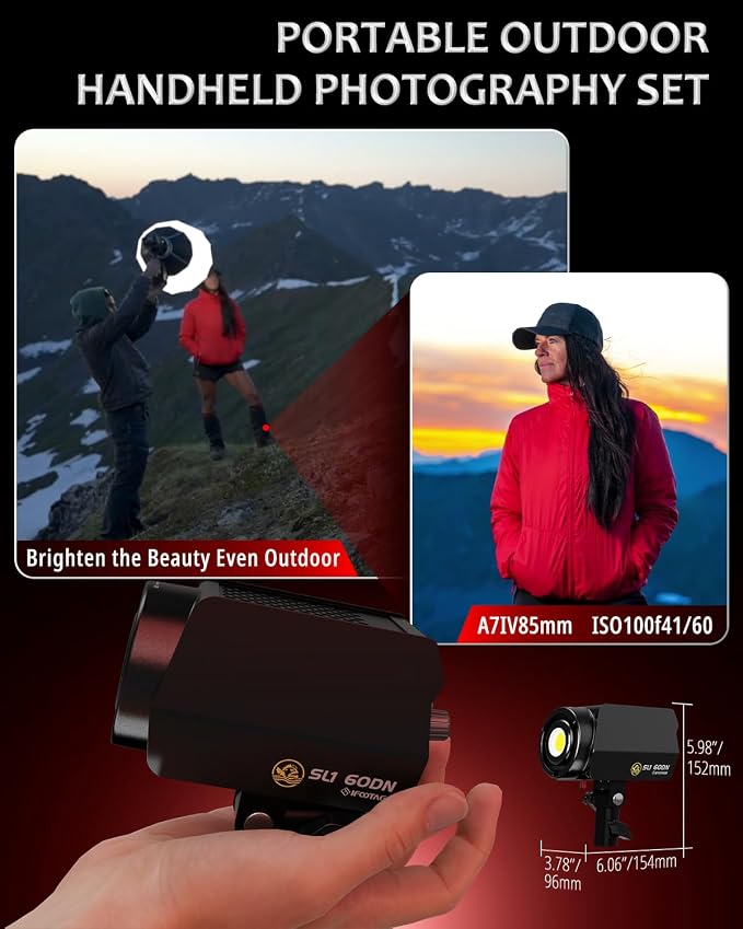 IFOOTAGE LED Continuous Lighting, 70W LED Video Light - Image 4