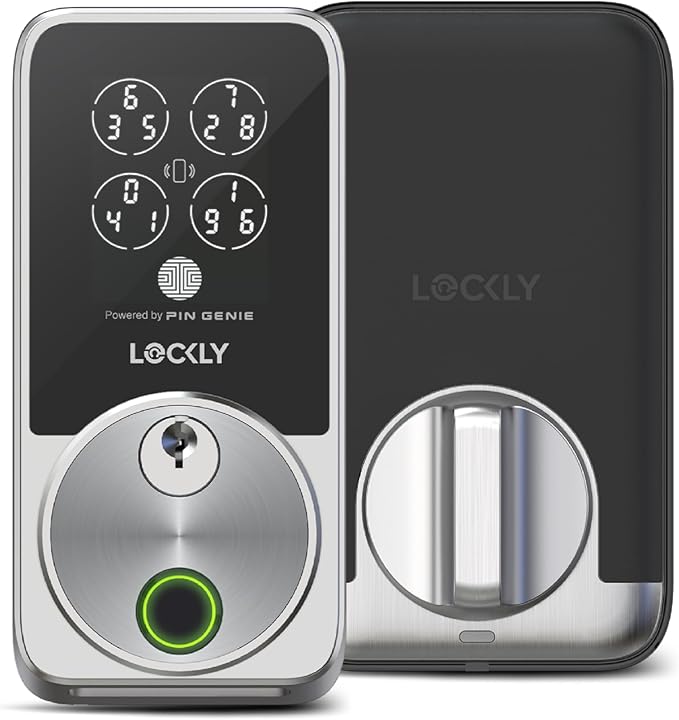 Lockly Secure Pro Smart Door Lock, Fingerprint Keyless Entry Door Lock by Lockly