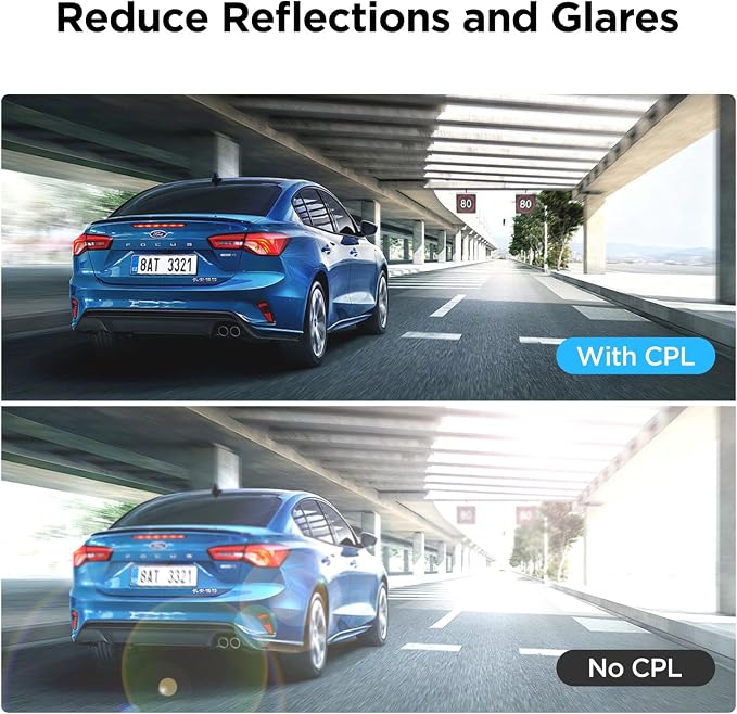 VIOFO CPL-600 Filter, Anti-Glare Circular Polarizing Lens - Image 2