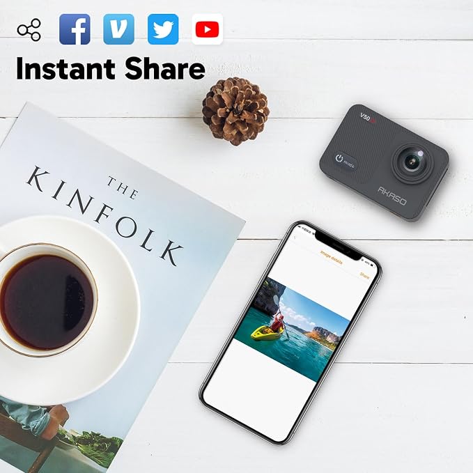 AKASO V50X Native 4K30fps WiFi Action Camera - Image 7