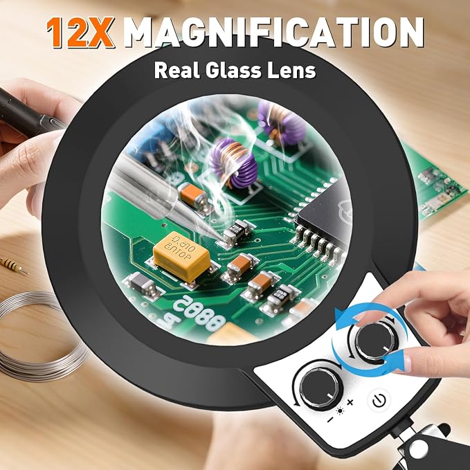 KIRKAS 12X Magnifying Glass - Image 3