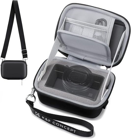 K&F CONCEPT Carrying Case for Digital Camera, Hard Shell Protective Travel Case by KFCONCEPT