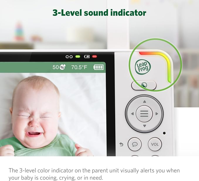 LeapFrog LF915HD Baby Monitor, 5” 720p Screen, 360° Pan & Tilt - Image 17