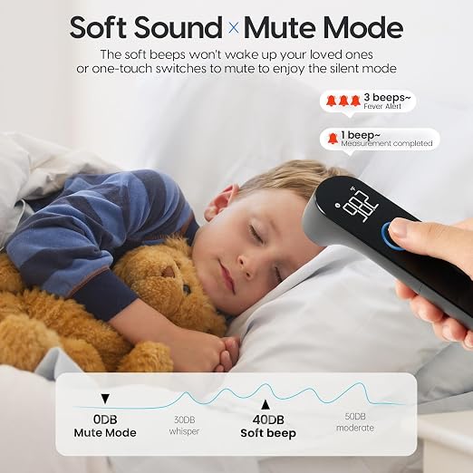 No-Touch Forehead Thermometer for Adults and Kids, Fast Accurate Baby - Image 4