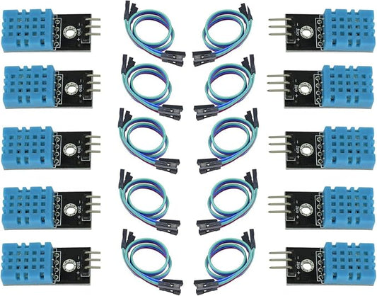 10 packs DHT11 Humidity Sensor Module, Digital Temperature and Humidity Sensor by hiBCTR