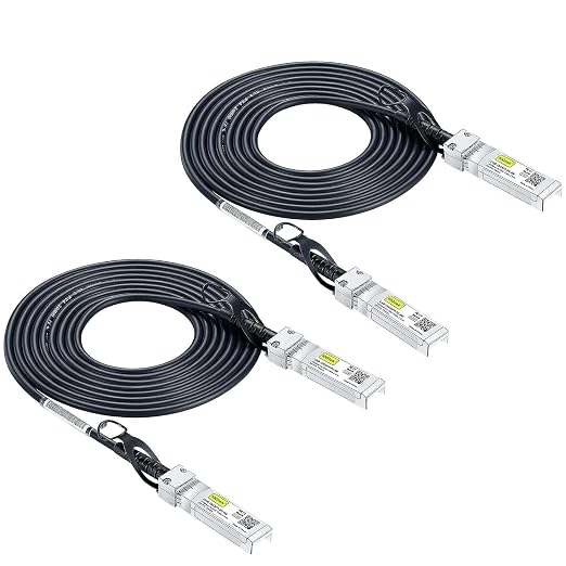 10G SFP+ DAC Twinax Cable, SFP+ to SFP+ Direct Attach Copper Passive by 10Gtek