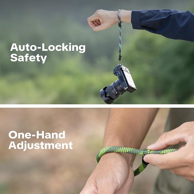 PGYTECH Camera Wrist Strap Slim Outdoor Style, Adjustable Quick Release - Image 3