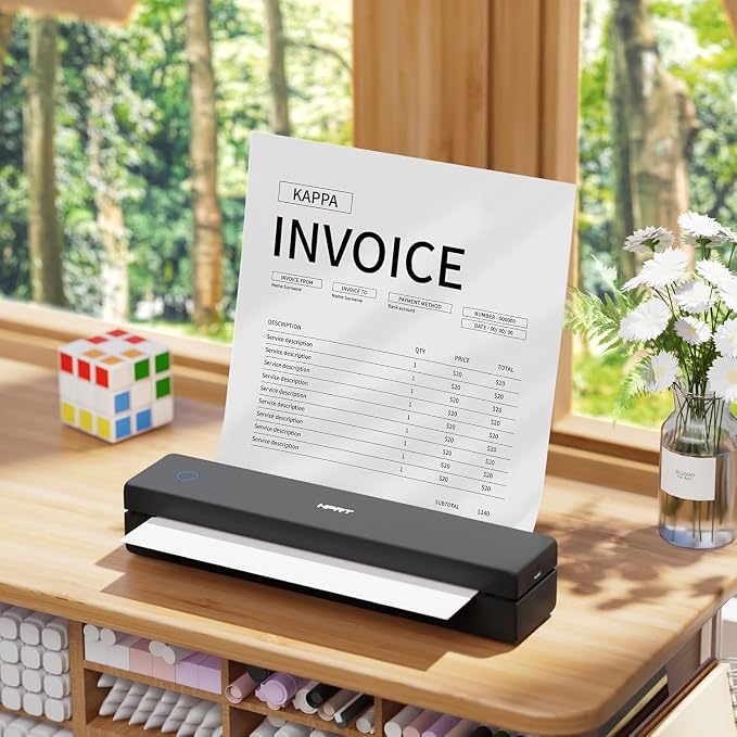 HPRT Portable Thermal Printer-Inkless Printer, Supports Thermal Paper&Labels - Image 5