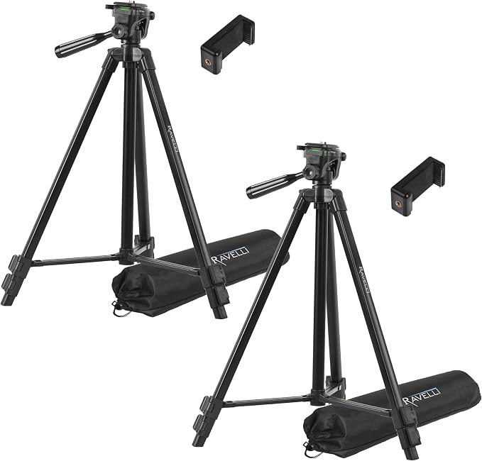 Ravelli APLT3 53" Light Weight Aluminum Tripod, by Ravelli