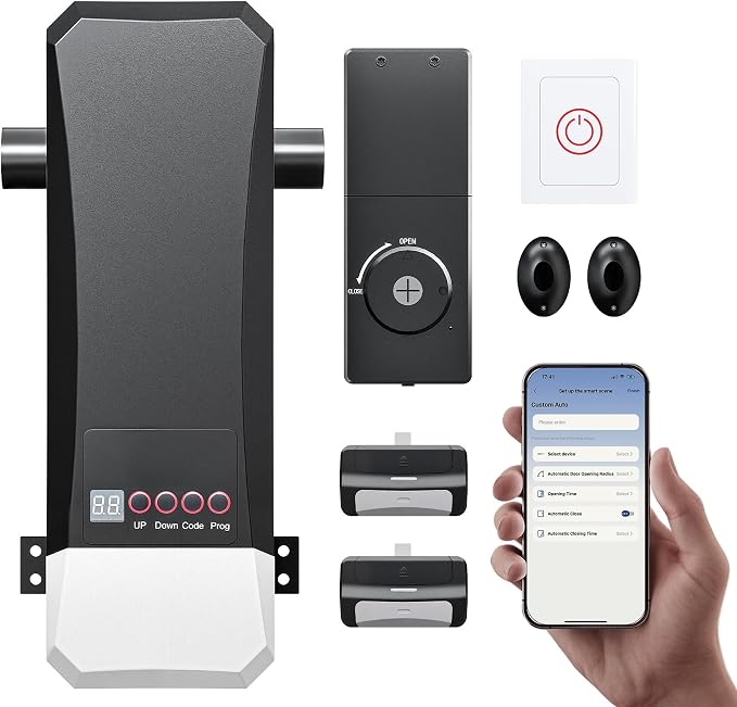 ZUMI Wall-Mounted Garage Door Opener, App-Controlled Garage Opener by ZUMIGATEOPENER