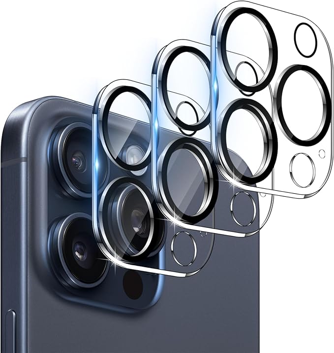 WHPXJY for Camera Lens Protector for iPhone 15 Pro /15 Pro Max Ultra HD by WHPXJY