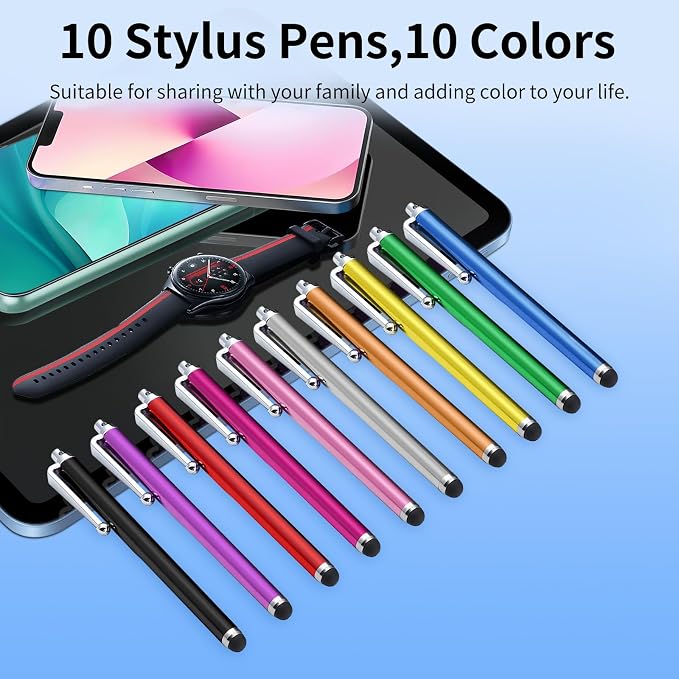 10 Pack Stylus Pen, High Precision and Sensitivity Stylus - Image 6