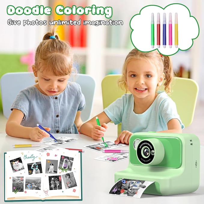 Kids Camera Instant Print, Christmas Birthday Gifts - Image 6