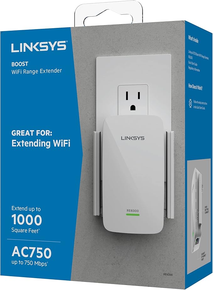 Linksys WiFi Extender, WiFi 5 Range Booster, Dual-Band Booster, 000 Sq. ft - Image 5