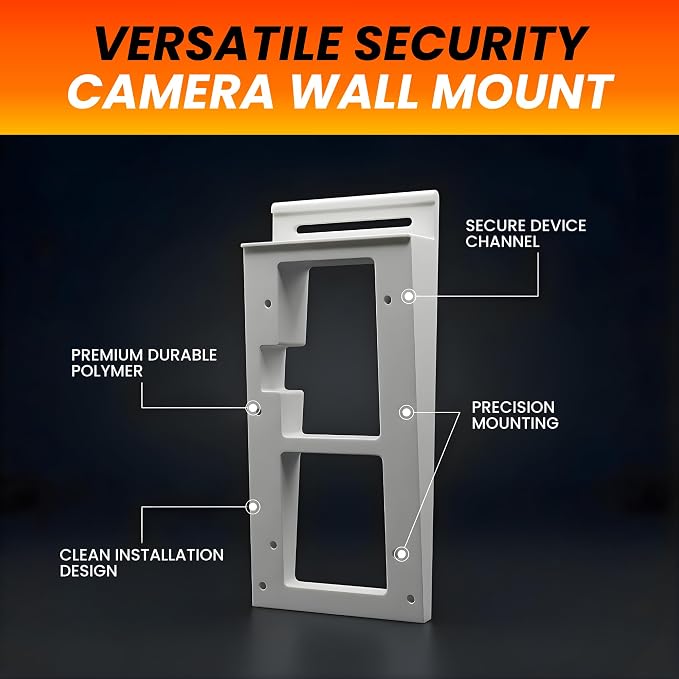 SplashNColor No-Drill Mount for Ring Video Doorbell on Vinyl Siding – Easy - Image 3