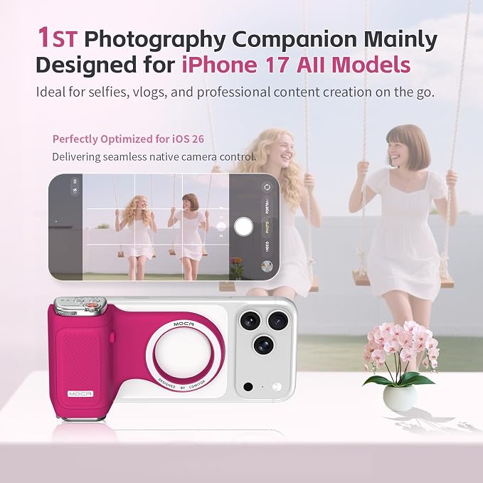 COMITOK MOCA iPhone 17 Pro Camera Grip No Need App - Image 2