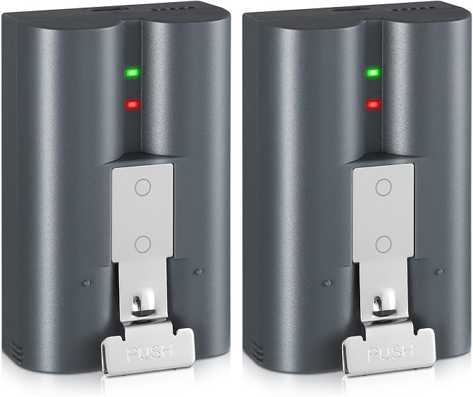 2 Packs 6040mAh Rechargeable Battery Compatible by Etrhtec