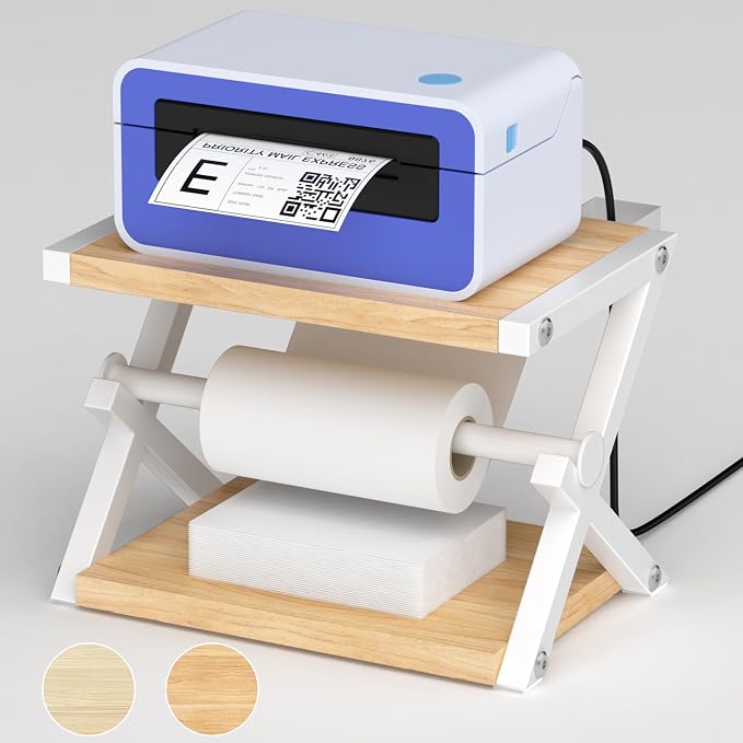 Alyoen Label Holder for Rolls and Fan-Fold Labels, Thermal Shipping Label by Alyoen