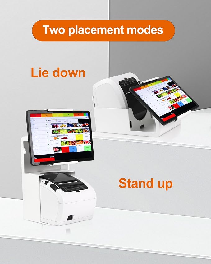 Zywell Tablet Kiosk TS32 White Stand - Image 2