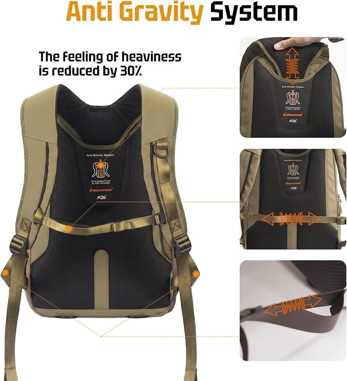 Besnfoto 22L Camera Backpack - Image 3