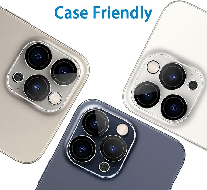 【3 Pack】Dengduoduo Tempered Glass Camera Lens Protector - Image 6