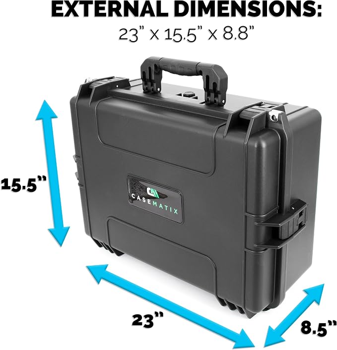 CASEMATIX IPX7 Waterproof Hard Case Compatible - Image 5