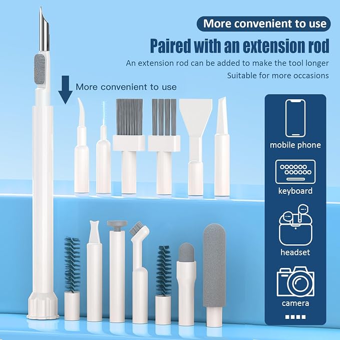 Keyboard Cleaning Kit Laptop Cleaner, 32-in-1 Computer Screen Cleaning Brush - Image 7