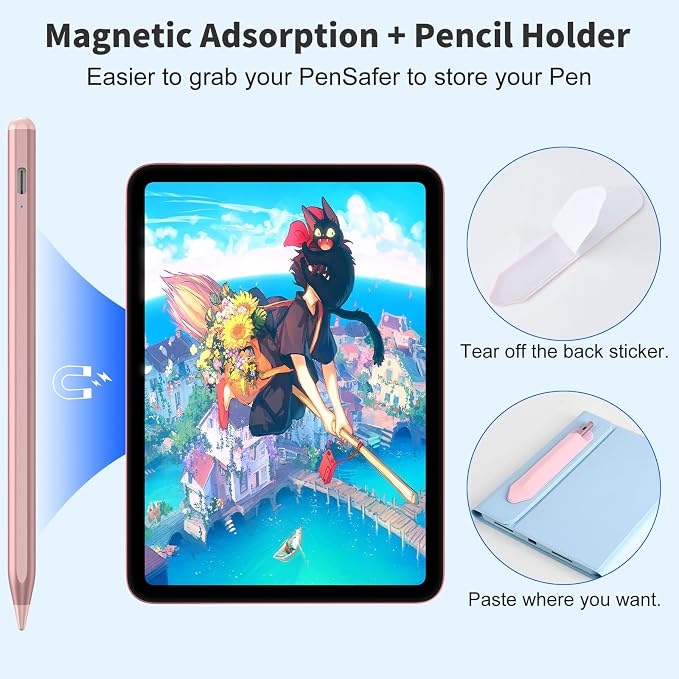 Stylus Pen for iOS&Android Touch Screens, Active Pencil for Samsung, Smart - Image 3