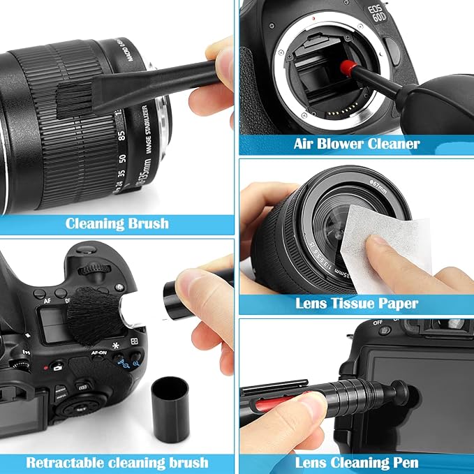 ARVOK Professional Camera Cleaning Kit, Including Air Blower/Cleaning - Image 7